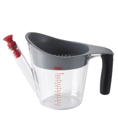 OXO Good Grips Fettabscheider 1 Liter, EU Version (cups/ml)